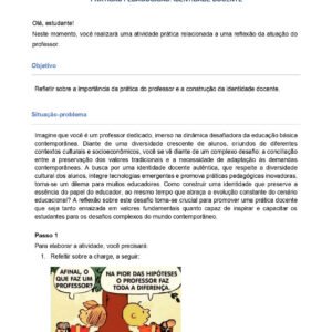 Portfólio Prática práticas pedagógicas: identidade docente