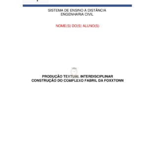 Portfólio Construção do Complexo Fabril da Foxxtonn